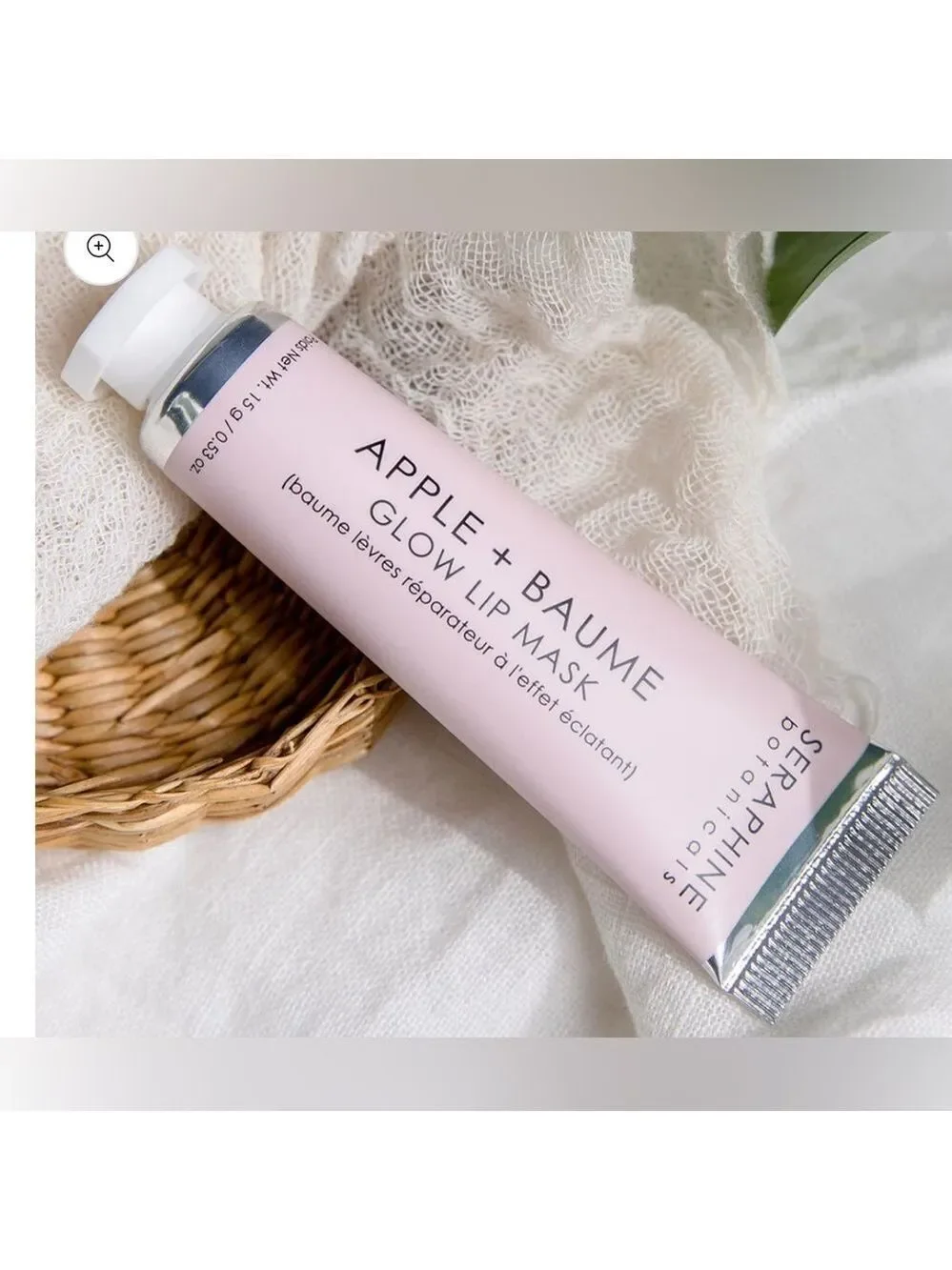 Apple + Baume Glow Lip Mask - Peach